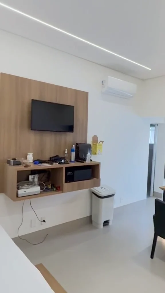 Sala de atendimento climatizada